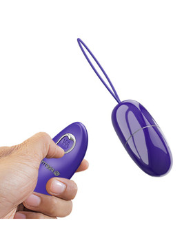 Kaukosäädettävä vibraattori ovaalin mallinen kuula värinällä