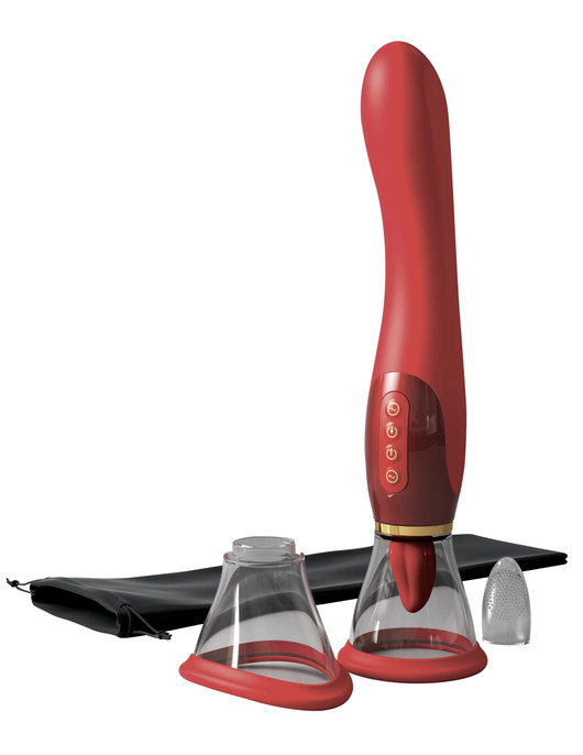 Fantasy For Her-Imee, nuole, värisee - kaikki toiminnot vaginaiseen