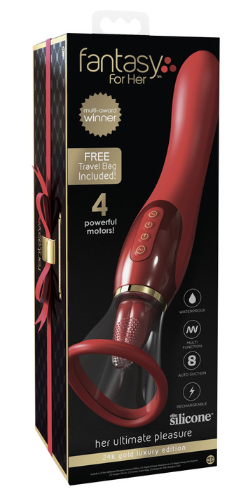 Fantasy For Her-Imee, nuole, värisee - kaikki toiminnot vaginaiseen