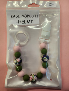 Tuttinauha silikoni, kukkahelmi