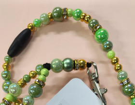 avainnauha vihreä-kulta