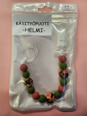 Tuttinauha silikoni, kukkahelmi