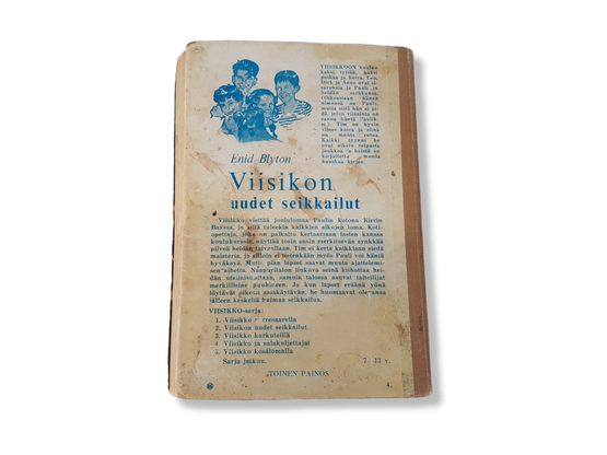 Viisikon uudet seikkailut -kirja