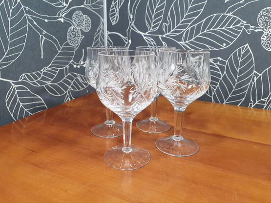 Kristallilasit (4 kpl)