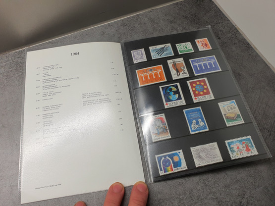 Suomen postimerkit 1984