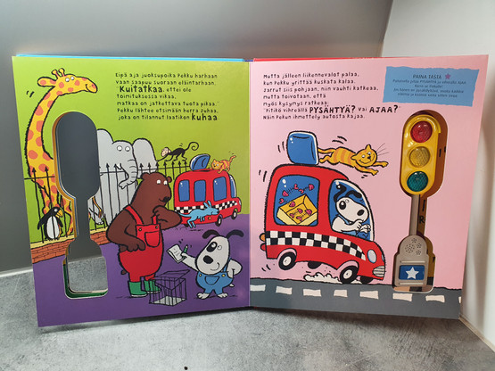 Juoksupoika Pekku liikennevaloissa