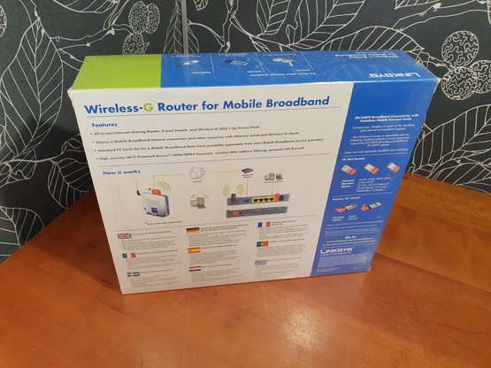 Wifi -reititin (Linksys WRT54G3G)