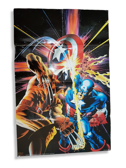 Wolverine and Captain America -juliste