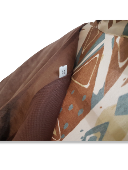 Naisten vintage -kauluspaita ja liivi (Lucinda)