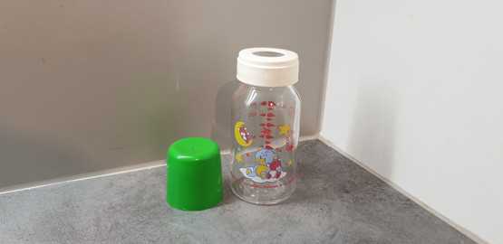 Lasinen tuttipullo, 120 ml (Canpol Babies)