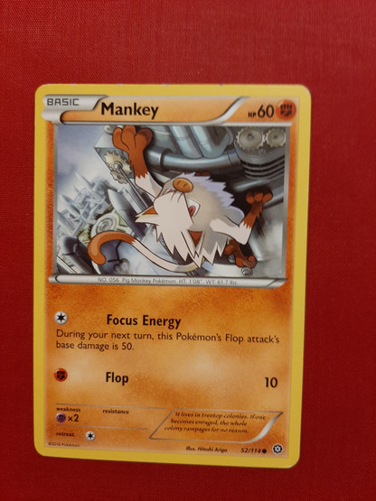 Mankey 52/114 - Steam Siege 