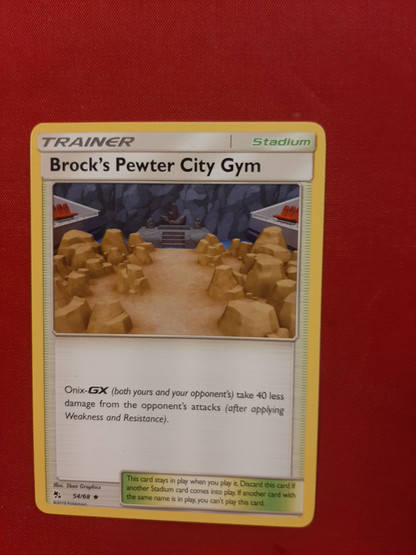 Brock's Pewter City Gym 54/68 - Hidden Fates 