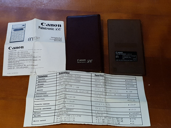 Taskulaskin (Canon Palmtronic LC-2)