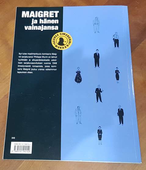 Sarjakuvakirja (O. Raynard, PH. Wurm - Maigret ja hänen vainajansa)