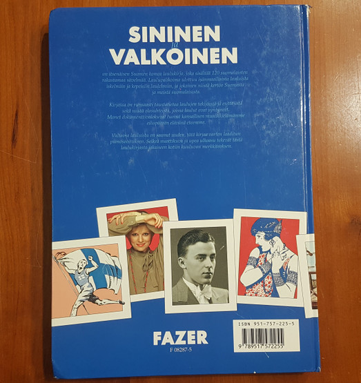 Nuottikirja (Sininen ja valkoinen - Suomalaisten rakkaimmat sävelmät 1917 - 1992)