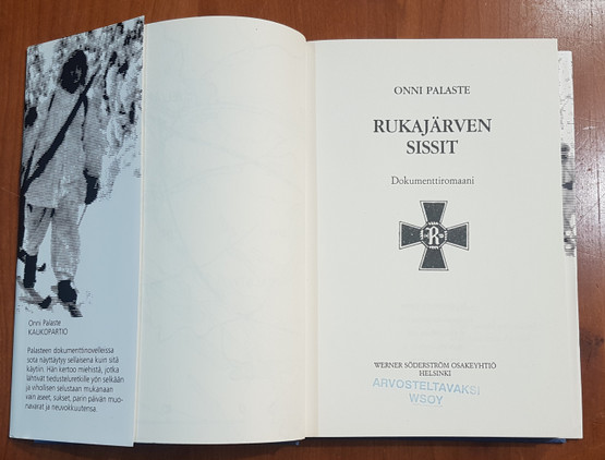 Kirja (Onni Palaste - Rukajärven sissit)