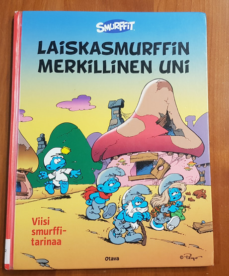 Lasten kierrätyskirja (Smurffit - Laiskasmurffin merkillinen uni)