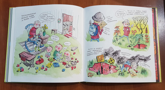 Lasten kierrätyskirja (Aakkostoukka - Sarjakuva-aapinen)