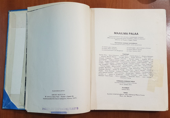 Kierrätyskirja (Maailma palaa, toinen maailmansota 1. osa Munchen - Pearl Harbor)