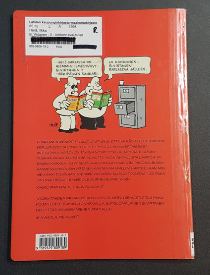 Kierrätyskirja (Ilkka Heilä - B. Virtanen 3 - Arkistot avautuvat)