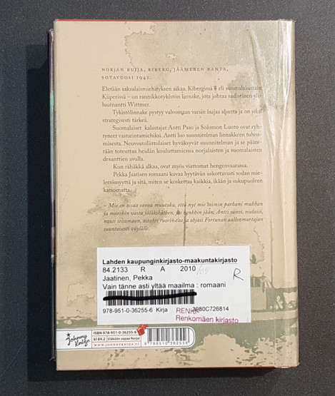 Kierrätyskirja (Pekka Jaatinen - Vain tänne asti yltää maailma)