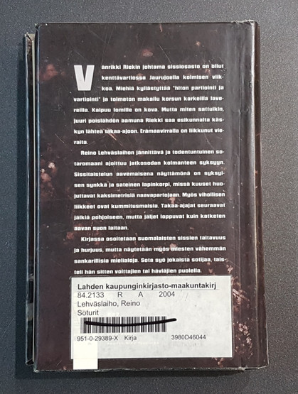 Kierrätyskirja (Reino Lehväslaiho - Soturit)