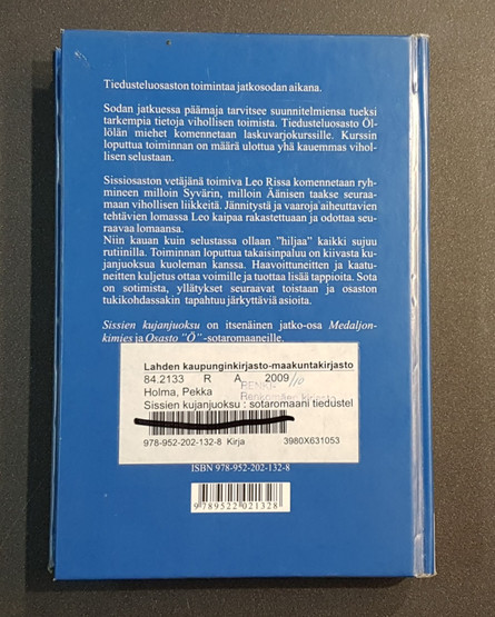 Kierrätyskirja (Pekka Holma - Sissien kujanjuoksu)