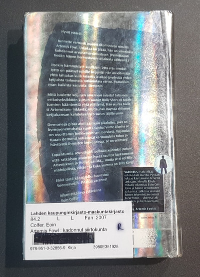 Lasten kierrätyskirja (Eioin Colfer - Artemis Fowl - Kadonnut siirtokunta)