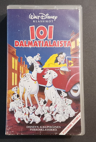 VHS-elokuva (Walt Disney klassikot: 101 dalmatialaista)
