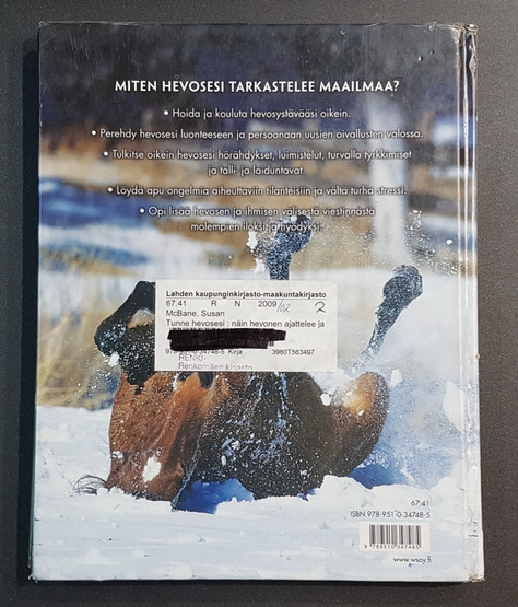 Kierrätyskirja (Susan McBane - Tunne hevosesi: näin hevonen ajattelee ja toimii)