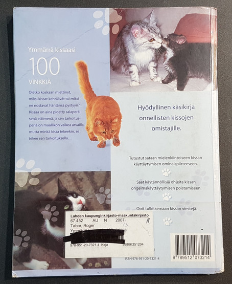 Kierrätyskirja (Roger Tabor - Ymmärrä kissaasi)