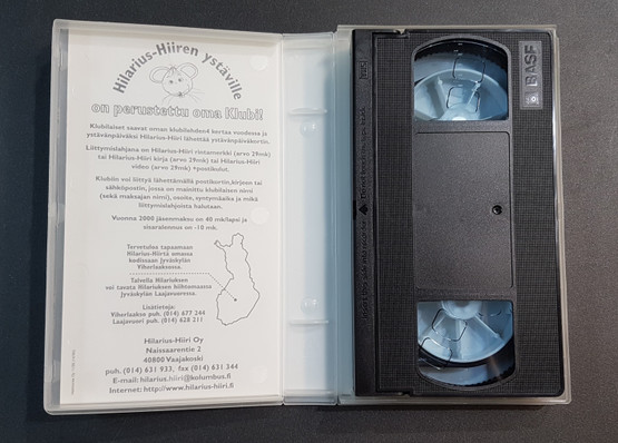 VHS-elokuva (Hilarius Hiiri - Seikkailu Viherlaaksossa - Kepposet vai kaverit)