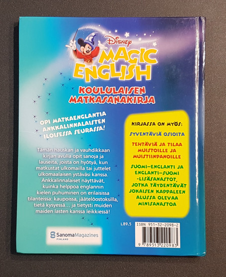 Lastenkirja (Disney Magic English - Koululaisen matkasanakirja)