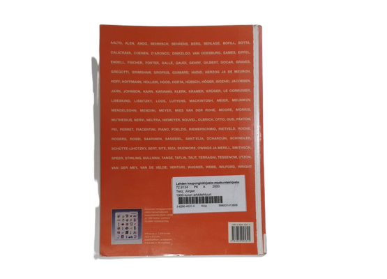 Kierrätyskirja (Jurgen Tiez - 1900-luvun arkkitehtuuri)