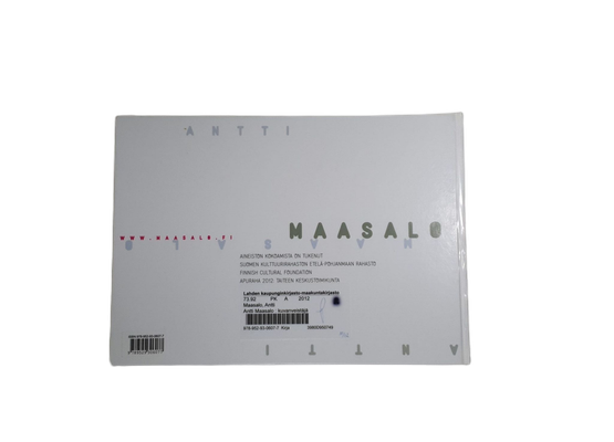 Kierrätyskirja (Antti Maasalo - Kuvanveistäjä)