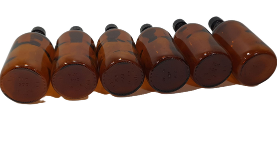 Kuusi apteekkipulloa (20 cm) #2