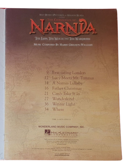 Kierrätyskirja (Nuottikirja - Harry Gregson-Williams  - The Chronicles of Narnia - The Lion, The Witch, And The Wardrobe)