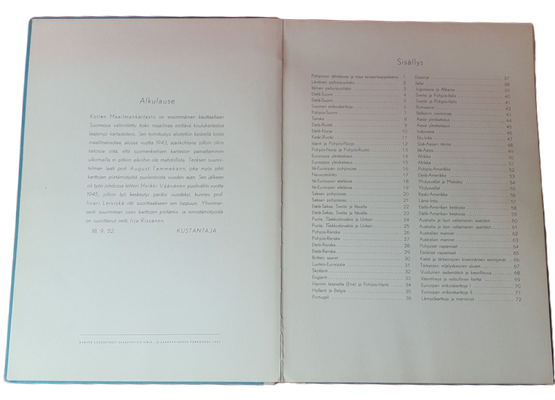 Kirja (Karttakirja - Kotien maailmankartasto)