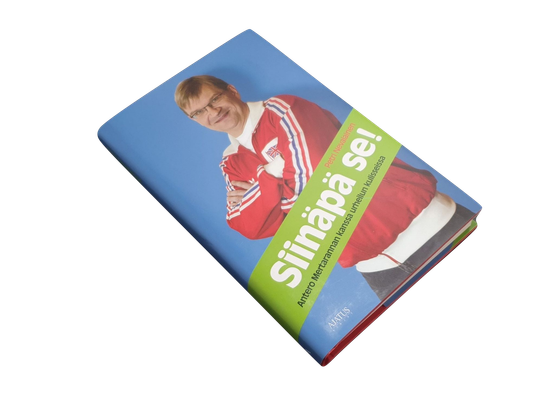 Kirja (Petri Nevalainen  - Siinäpä se! Antero Mertarannan kanssa urheilun kulisseissa)