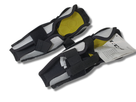 Lasten jääkiekkopolvisuojat, koko 23 cm (CCM)