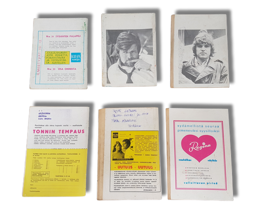 Kuvasarja & Kultasarja (6 irtonumeroa 1960-luvun kioskikirjallisuutta)