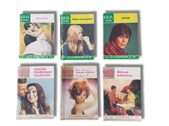 Kuvasarja & Kultasarja (6 irtonumeroa 1960-luvun kioskikirjallisuutta)