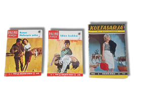 Palmusarja & Kultasarja (3 irtonumeroa 1960-luvun kioskikirjallisuutta)