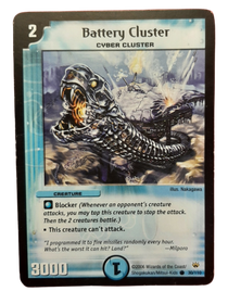 DuelMasters keräilykortti - Battery Cluster (Dm-05)