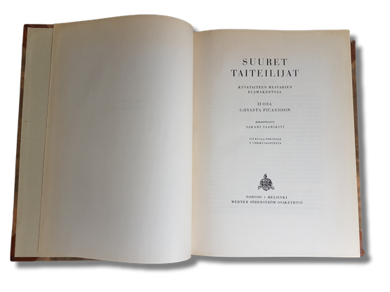 Taidekirja (Suuret taiteilijat Osa II - Goyasta Picassoon)