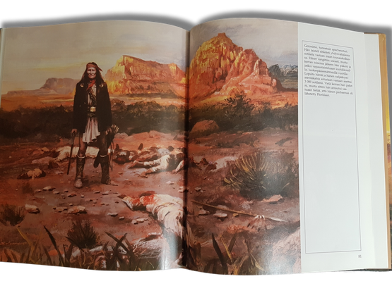 Kirja (Finn Arnesen - Intiaanikirja - Pohjois-Amerikan alkuperäisten asukkaiden historia) 