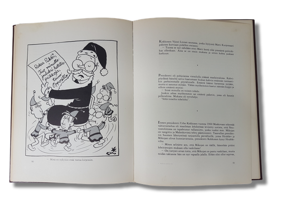 Kirja (Kekkosen näköne mies. toim. Pentti Huovinen, kuvittanut Kari Suomalainen)