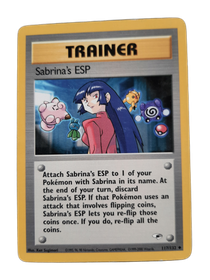 Pokemon kortti Sabrina's ESP 117/132 
(Gym Heroes)