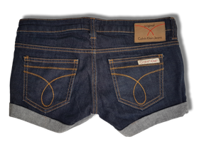 Farkkushortsit (Calvin Klein, koko W26)