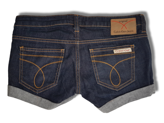Farkkushortsit (Calvin Klein, koko W26)